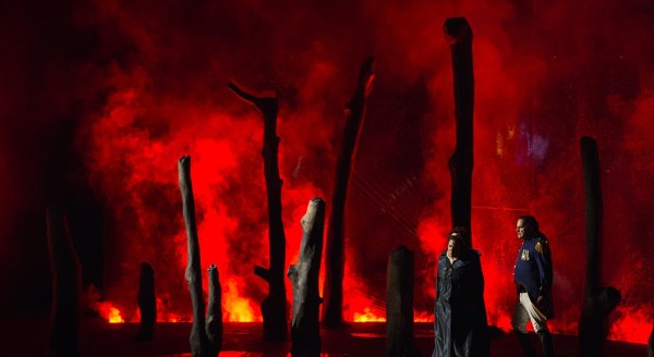 Julianna in the role of Amelia in Un Ballo in Maschera by Verdi performed in Rome, Italy