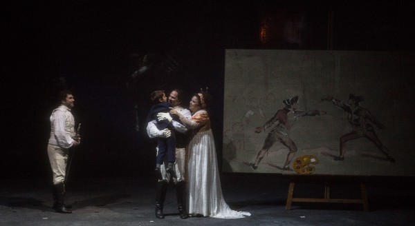 Julianna in the role of Amelia in Un Ballo in Maschera by Verdi performed in Rome, Italy