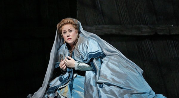 Julianna in the role of Amelia in Un Ballo in Maschera by Verdi performed in Rome, Italy