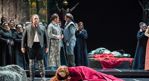 Julianna as Desdemona in Verdi's Otello performed in Seville, Spain