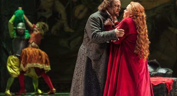 Julianna as Desdemona in Verdi's Otello performed in Seville, Spain